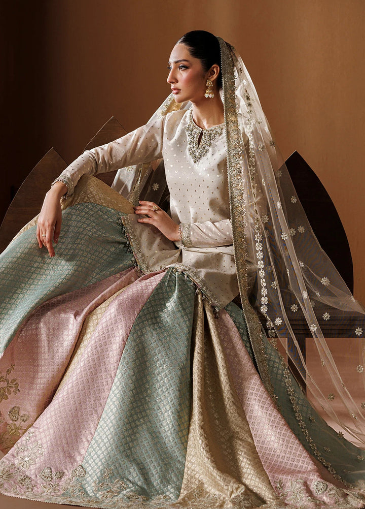 Chantelle by Baroque Unstitched Embroidered Chiffon 3 Piece Suit UF-4435 - Festive Collection