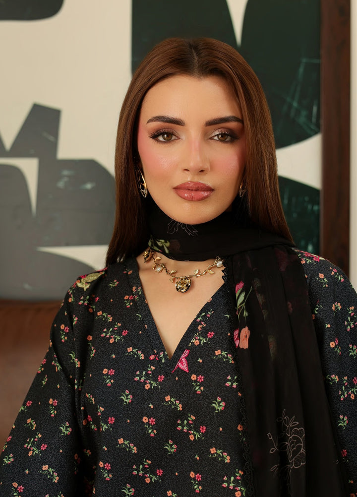 Sahl by Rashid Textiles Unstitched Embroidered Lawn Karandi 3 Piece Suit RT26USLK D-3917 - Casual Collection