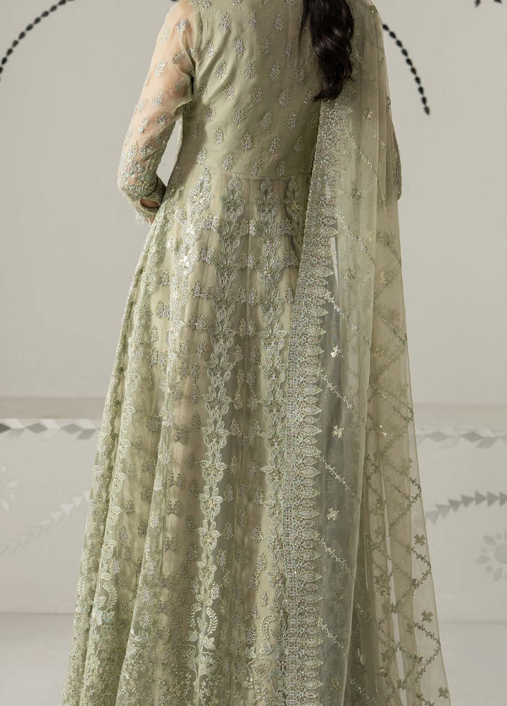 Shehnai by Lavish Premium Unstitched Embroidered Organza 3 Piece Suit LVP26USO SH-02 GULBAHAR - Wedding Collection