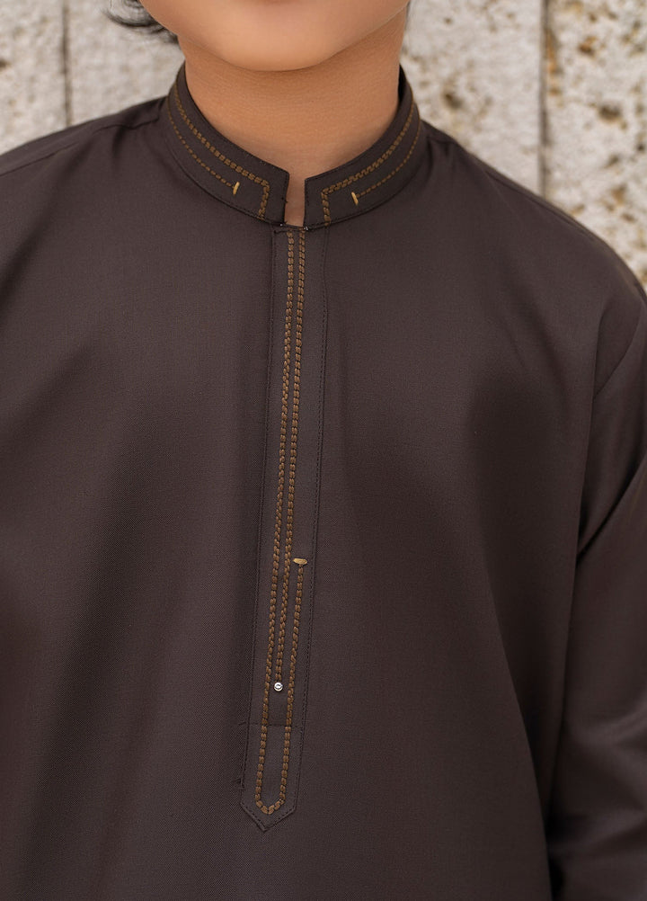 Buraq Boys RTW Solids Wash N Wear Kurta Shalwar Suit Haris Casual Collection