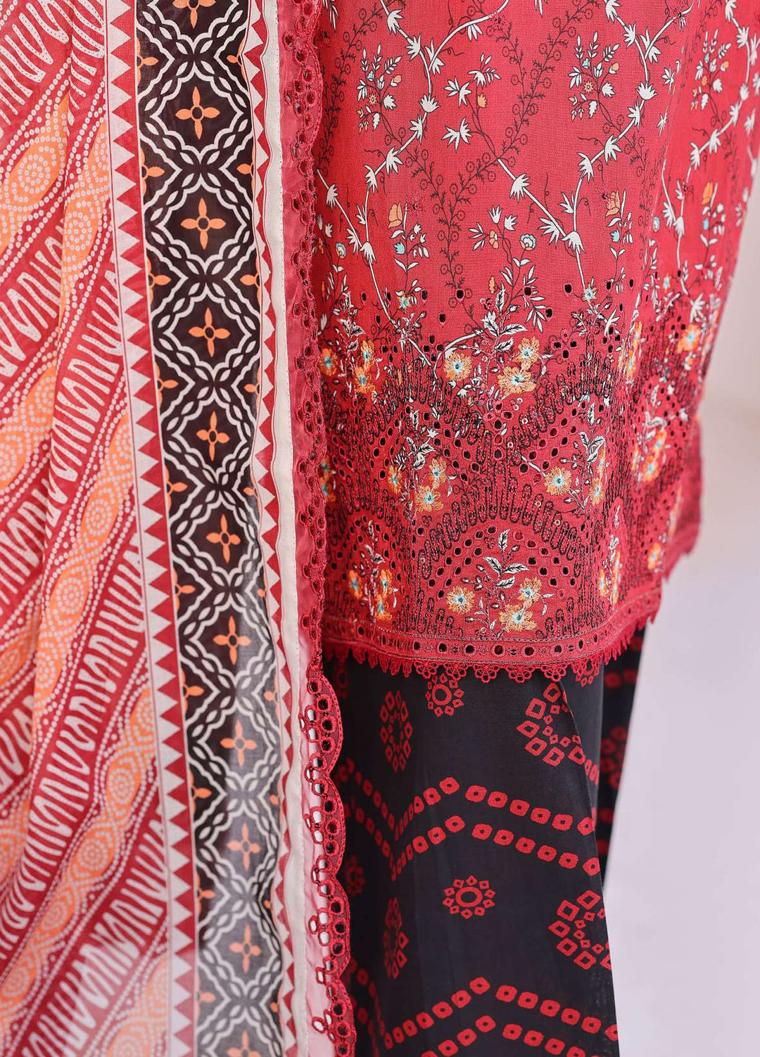 Satranga by HZ Textiles Unstitched Printed Lawn 3 Piece Suit HZ26USL SEC-1178 - Casual Collection