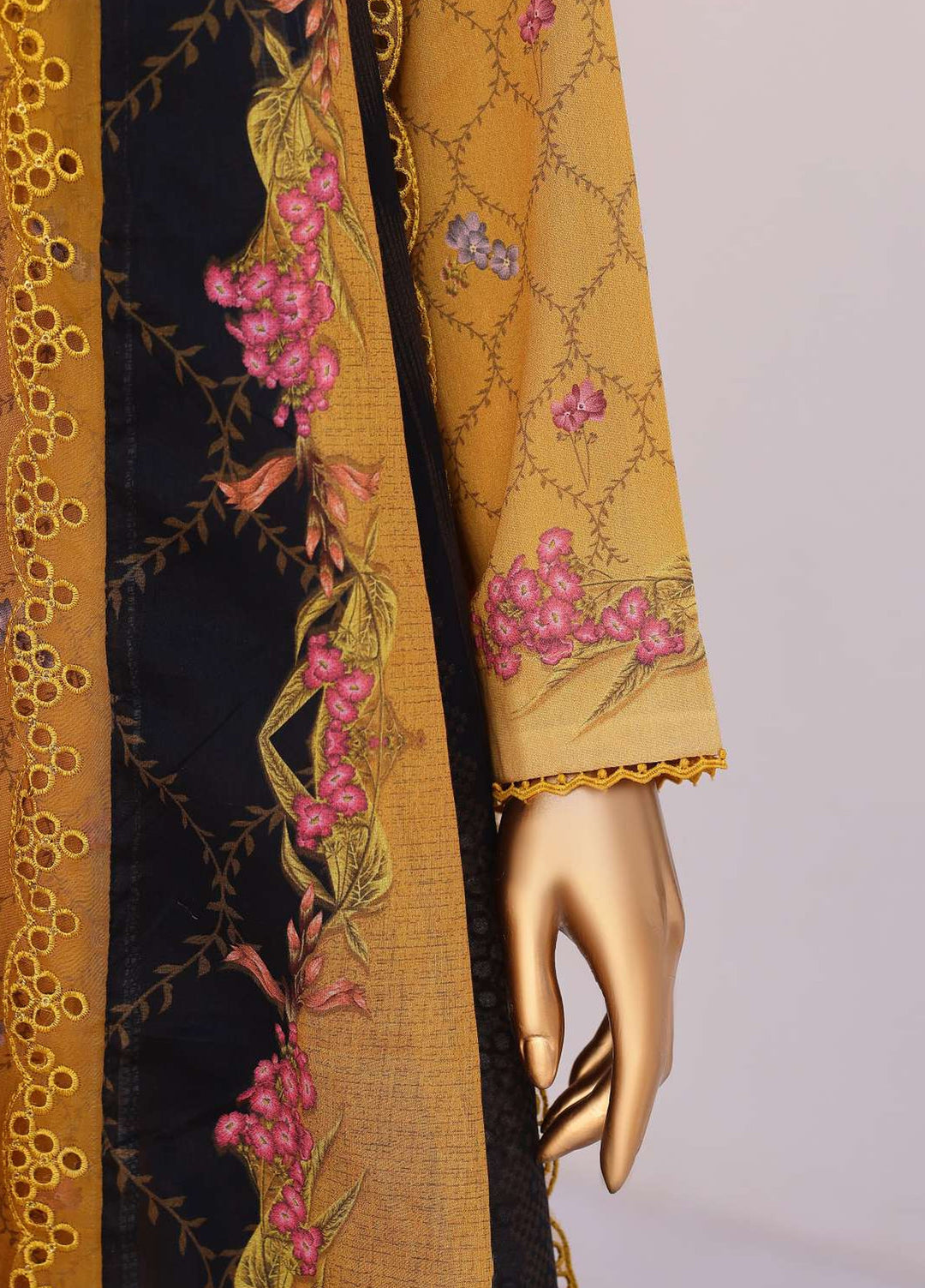 Satranga by HZ Textiles Unstitched Printed Lawn 3 Piece Suit HZ26USL SEC-1175 - Casual Collection