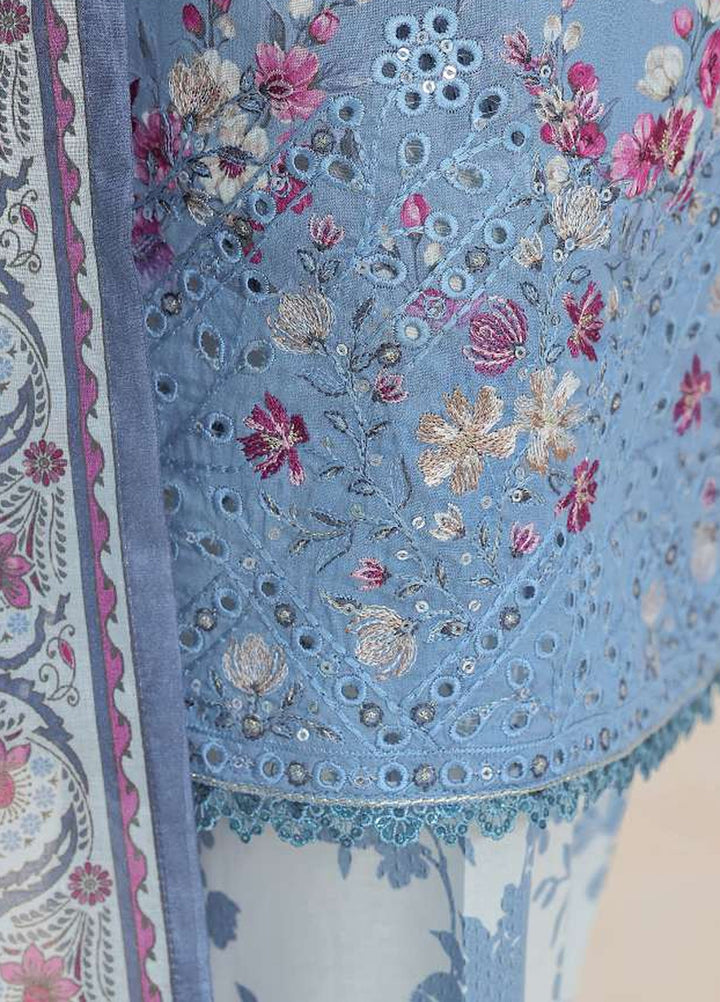 Zouk by HZ Textiles Unstitched Printed Lawn 3 Piece Suit HZ26UZL ZEC-1171 - Casual Collection