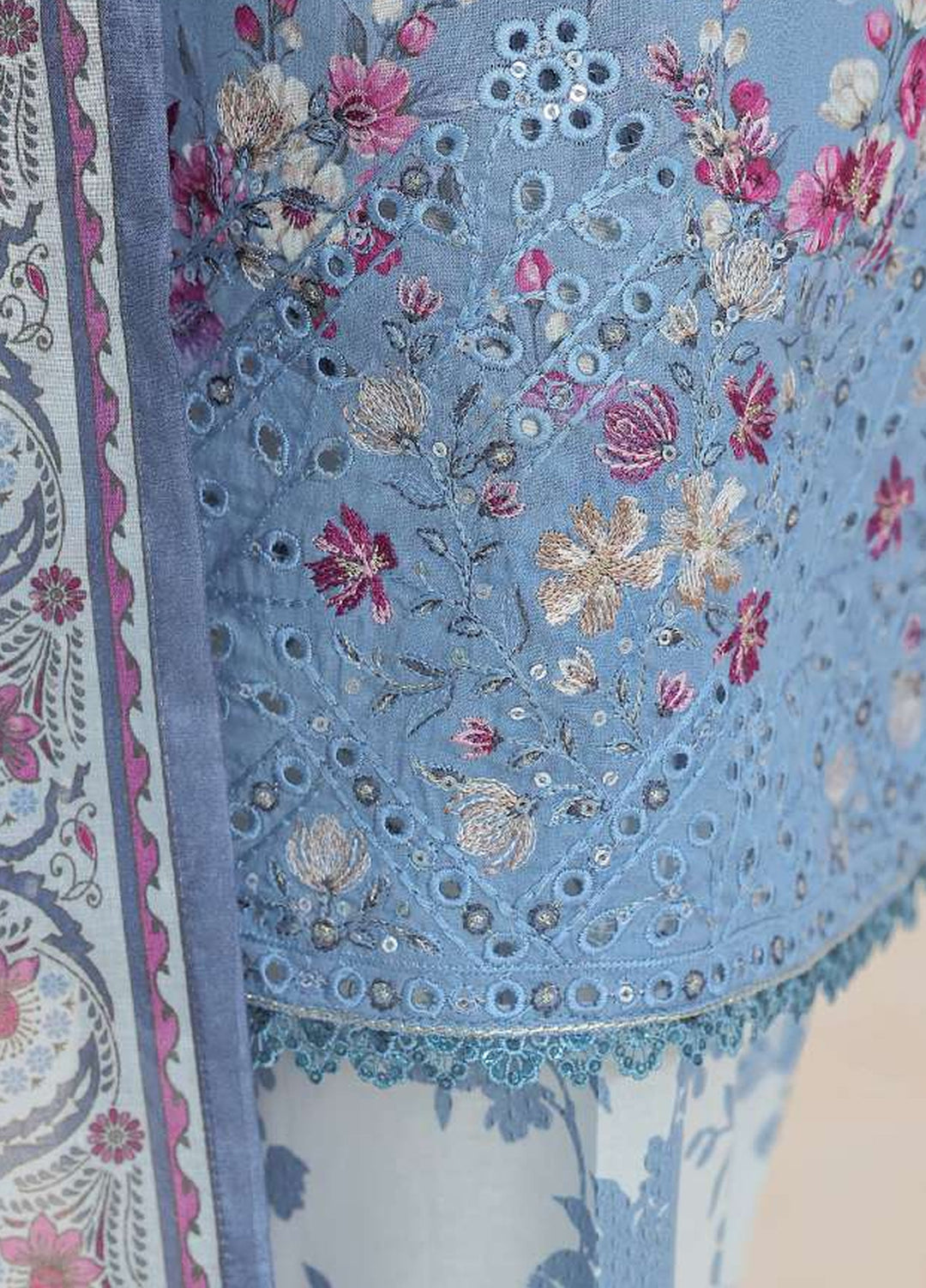 Zouk by HZ Textiles Unstitched Printed Lawn 3 Piece Suit HZ26UZL ZEC-1171 - Casual Collection