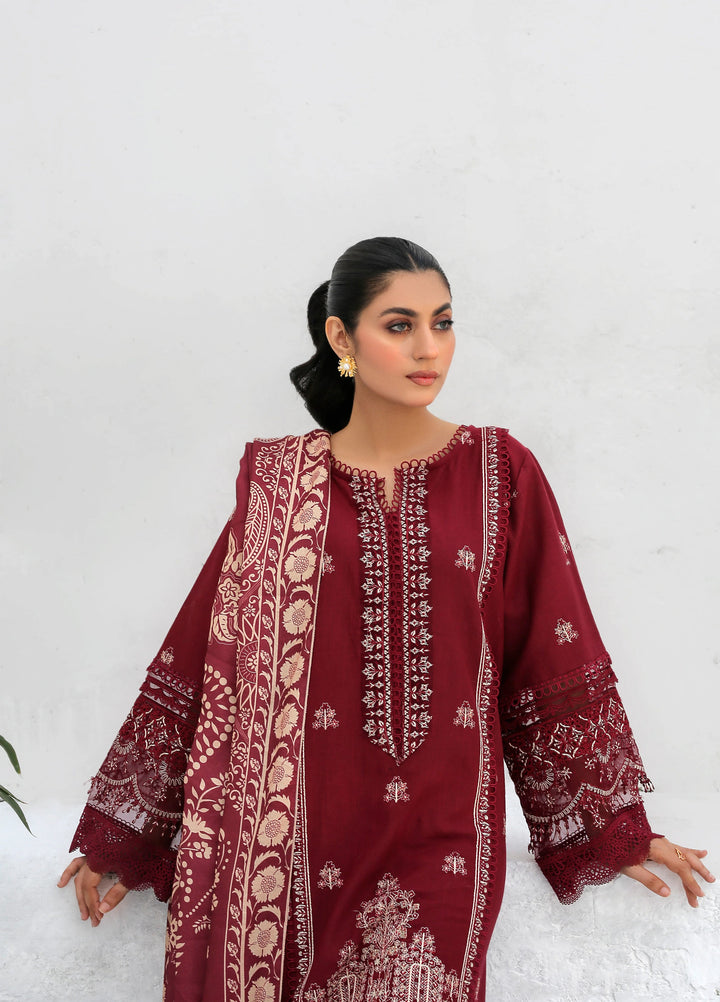 Chandan Nagri RTW Embroidered Khaddar 3 Piece Suit Elora - Winter Collection