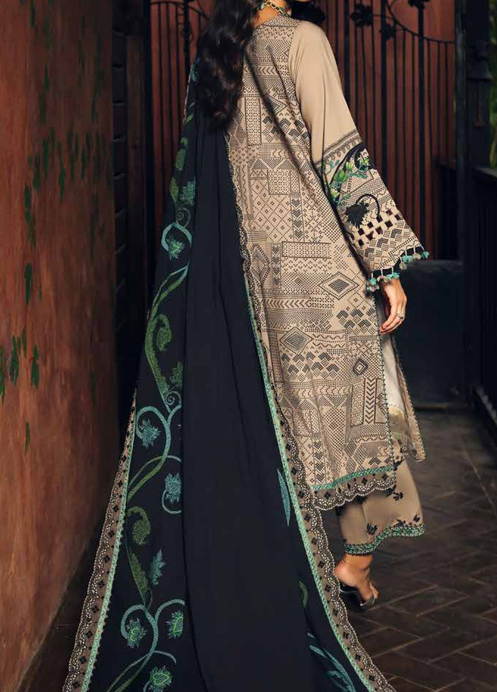 Aniiq by Charizma Unstitched Embroidered Linen 3 Piece Suit CHR26UAL ANW7-19 - Casual Collection