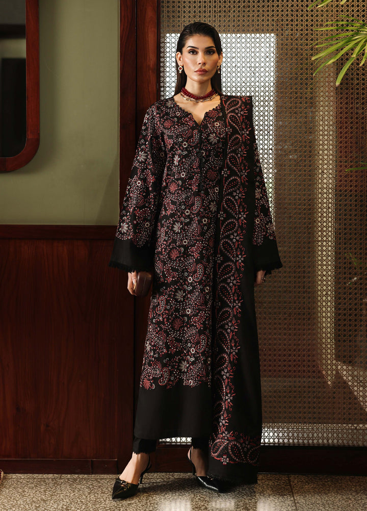Nureh Exclusive Unstitched Embroidered Marina 3 Piece Suit NU26UEM NE-281 - Festive Collection