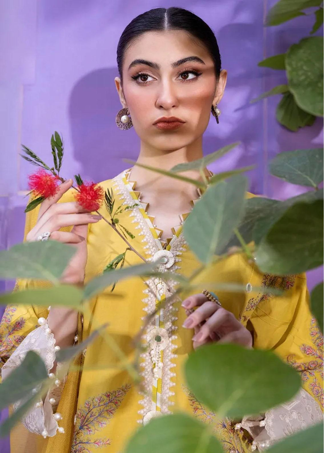 Muzlin By Sana Safinaz Embroidered Lawn Suits Unstitched 3 Piece SS23MZ 18A - Summer Collection