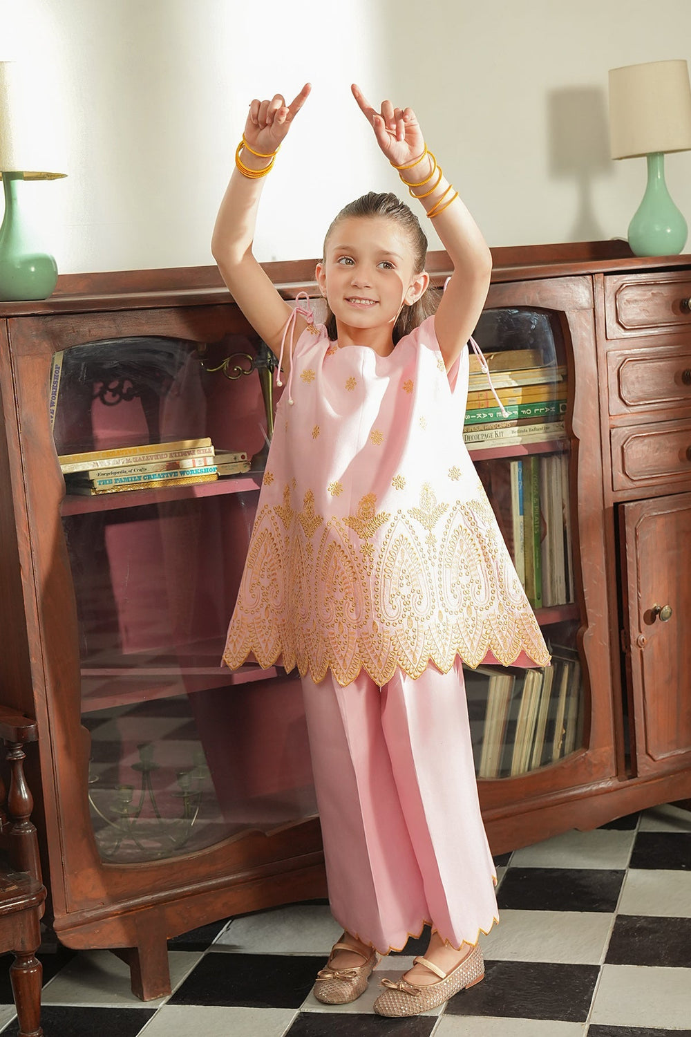 Noore Eid by Panache Girls RTW Embroidered Lawn 2 Piece Suit Laadli - Eid Collection