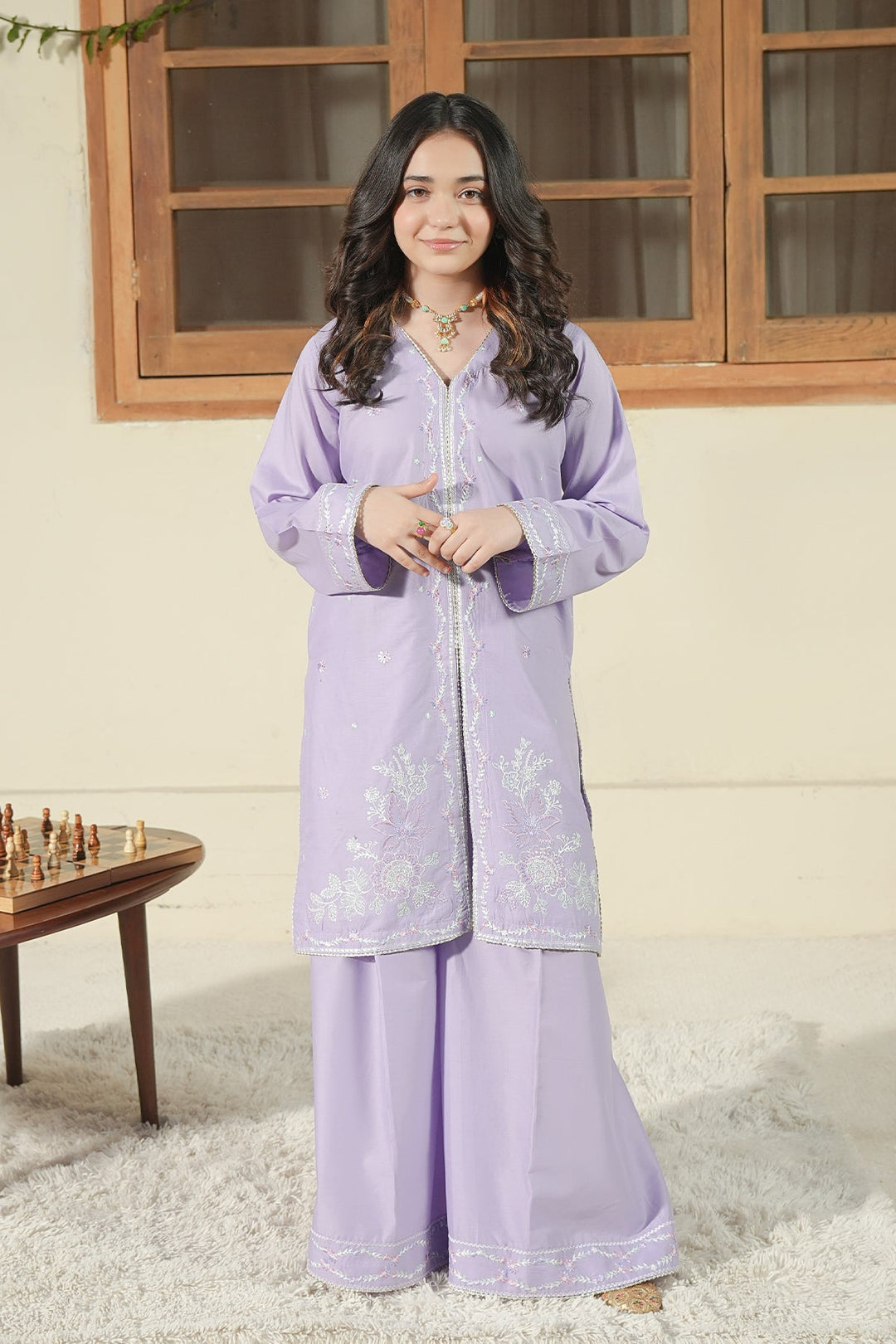 Noore Eid by Panache Girls RTW Embroidered Lawn 2 Piece Suit Zuzu - Eid Collection
