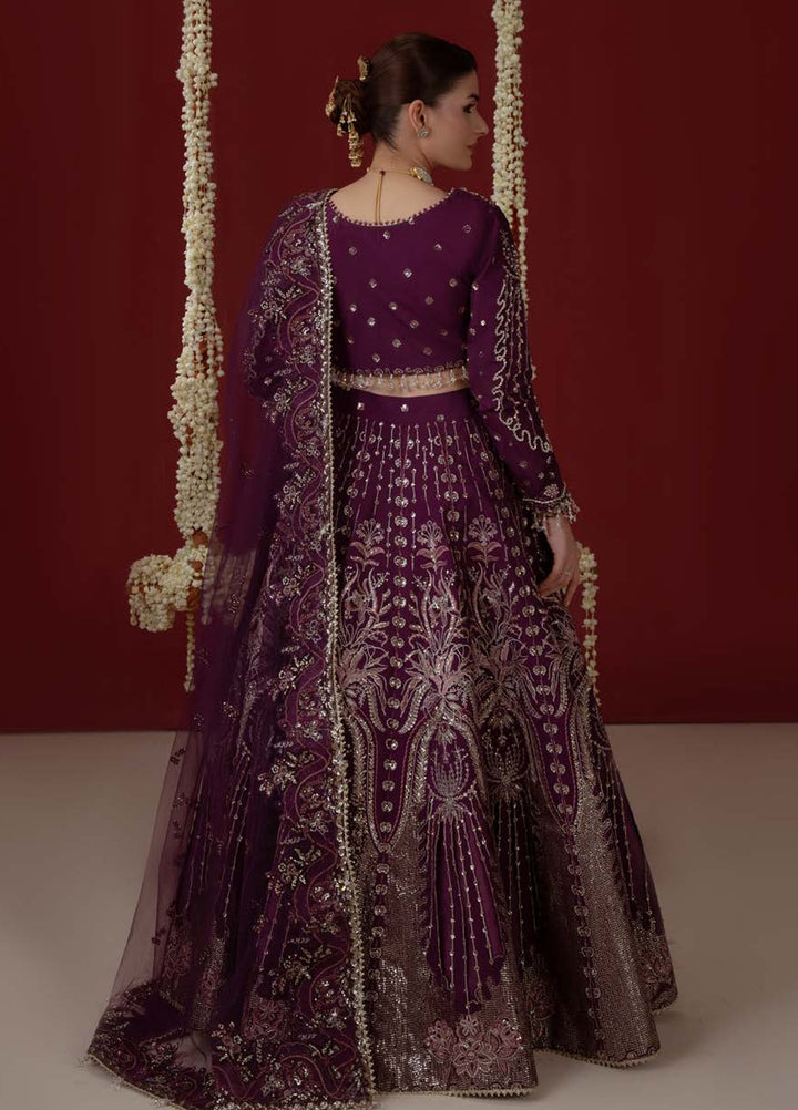 Ember by Aylin Unstitched Embroidered Raw Silk 3 Piece Suit AY26UEW Ethereal - Wedding Collection