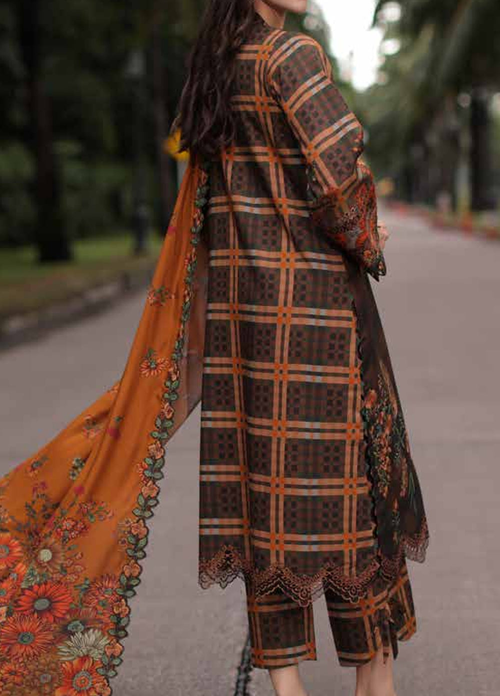 Aniiq by Charizma Unstitched Embroidered Linen 3 Piece Suit CHR26UAL ANW7-15 - Casual Collection