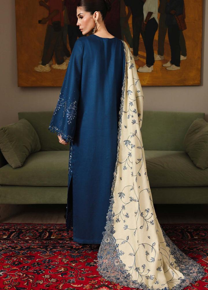 Nureh Exclusive Unstitched Embroidered Marina 3 Piece Suit NU26UEM NE-278 - Festive Collection