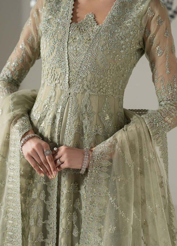 Shehnai by Lavish Premium Unstitched Embroidered Organza 3 Piece Suit LVP26USO SH-02 GULBAHAR - Wedding Collection