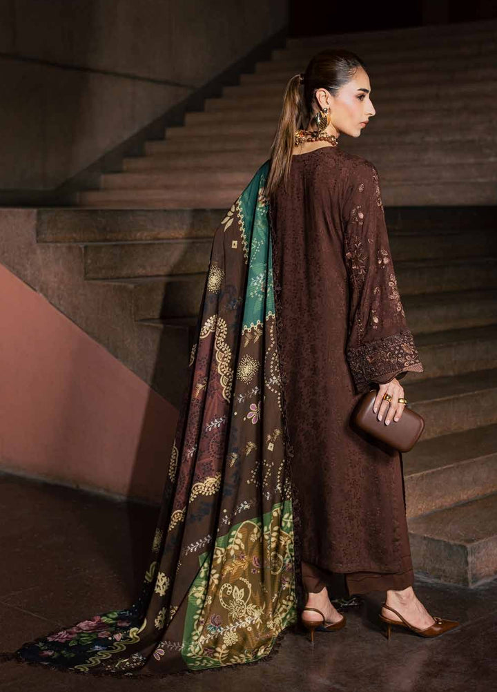 Maya by Nureh Unstitched Embroidered Jacquard Linen 3 Piece Suit NU26UMLJ NW-131 - Festive Collection