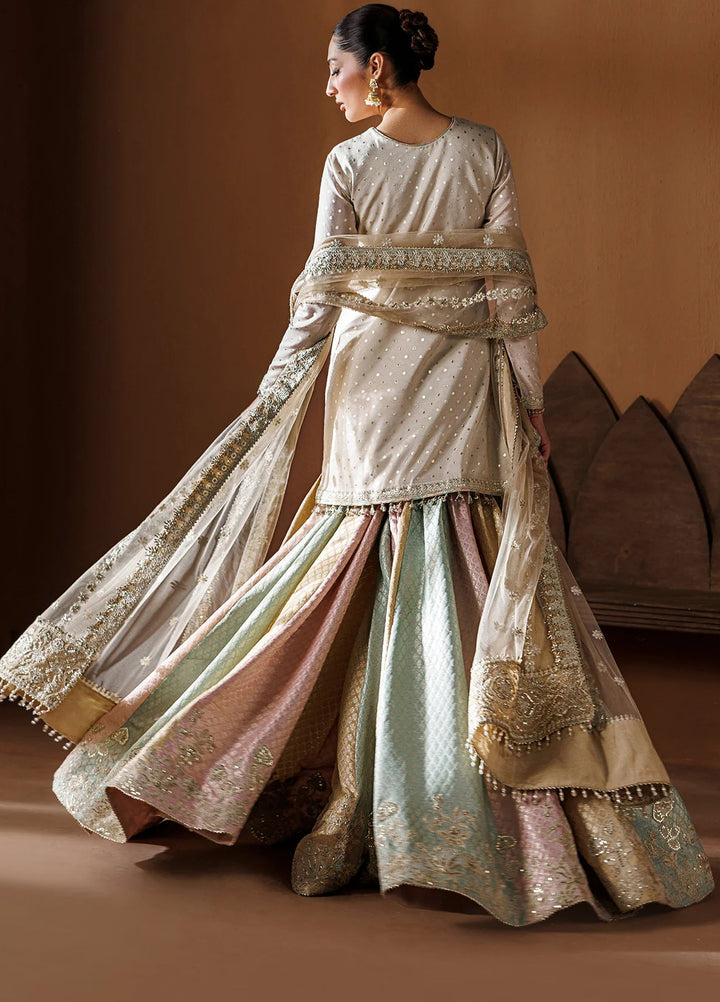 Chantelle by Baroque Unstitched Embroidered Chiffon 3 Piece Suit UF-4435 - Festive Collection