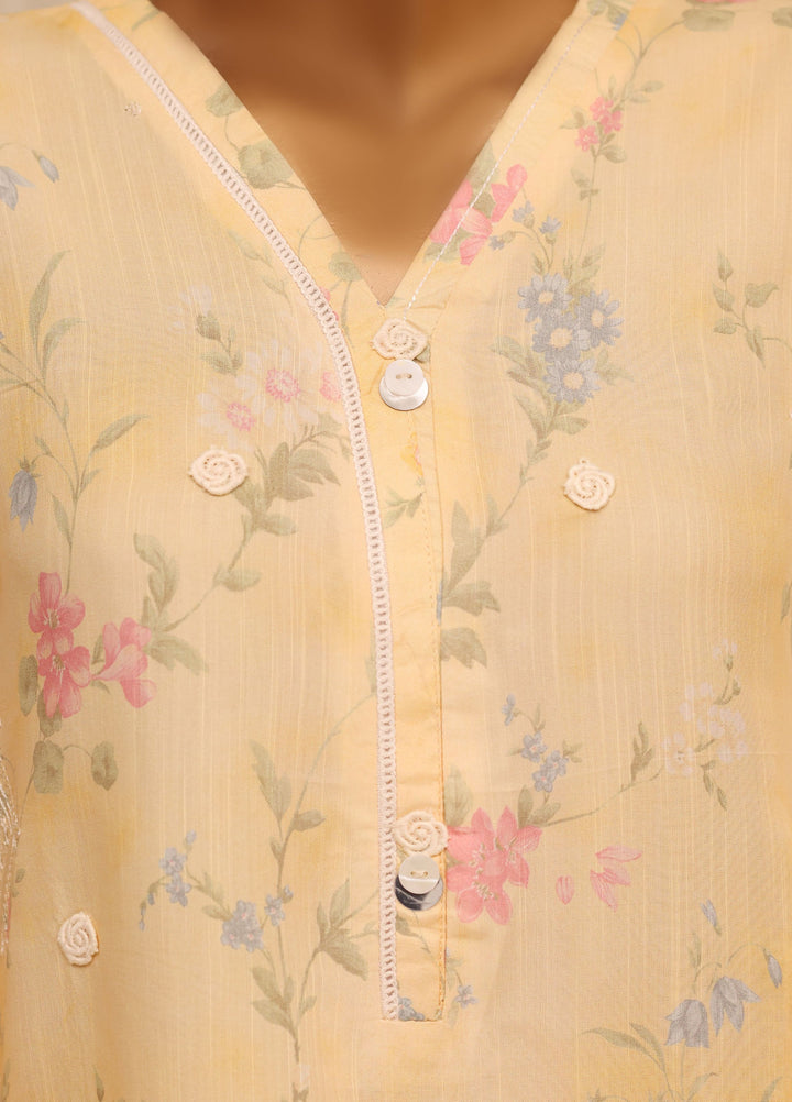 Majestic by HZ Textiles RTW Embroidered Raw Silk 3 Piece Suit HZ26RSM Buttermilk XRPE-3P-006 - Casual Collection