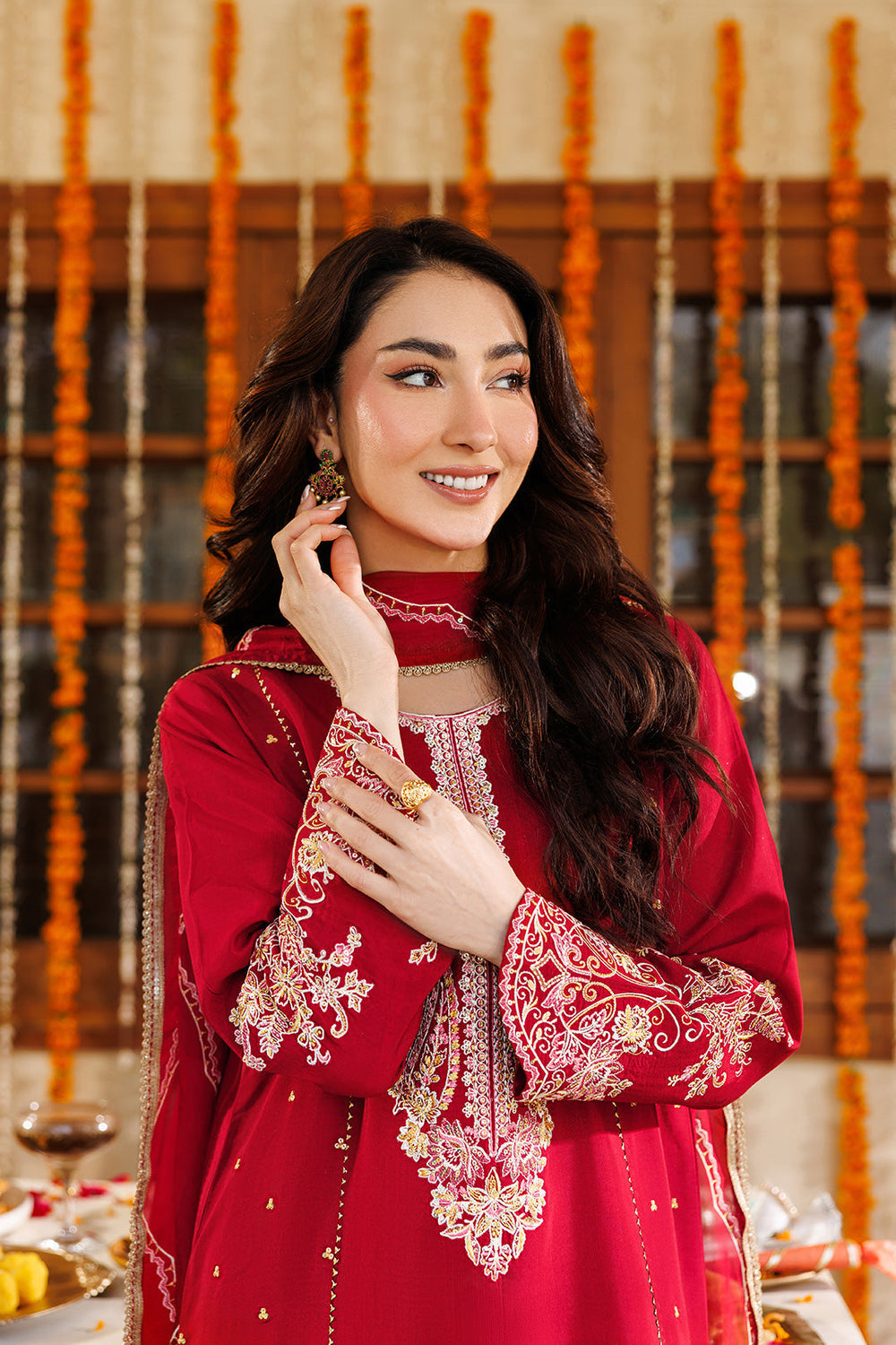 Noore Eid by Panache Women RTW Embroidered Raw Silk 3 Piece Suit Zariah - Eid Collection