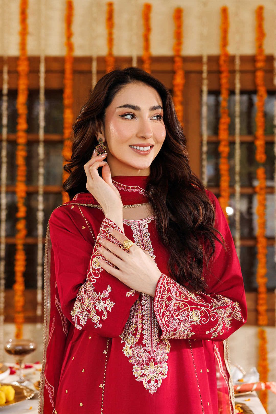 Noore Eid by Panache Women RTW Embroidered Raw Silk 3 Piece Suit Zariah - Eid Collection
