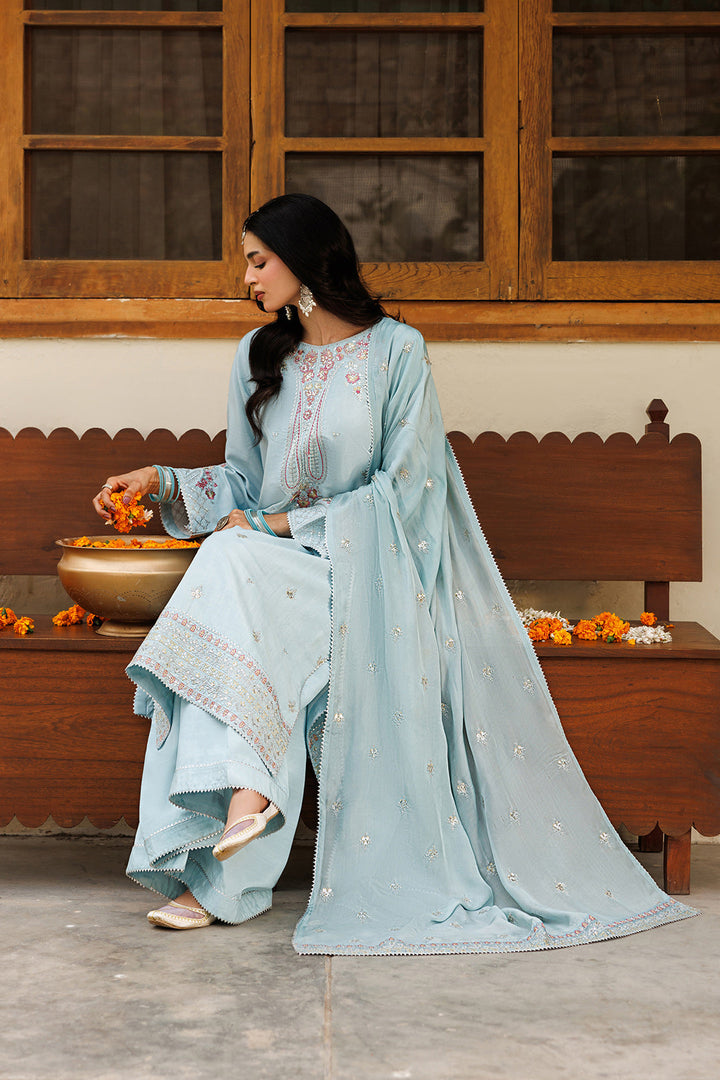 Noore Eid by Panache Women RTW Embroidered Raw Silk 3 Piece Suit Jahanaraa - Eid Collection