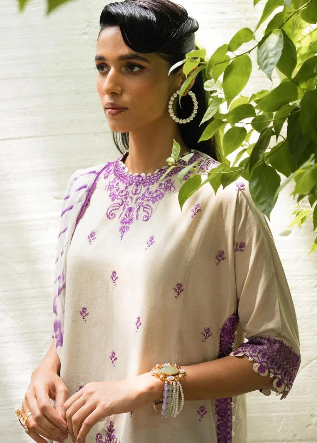 Muzlin By Sana Safinaz Embroidered Lawn Suits Unstitched 3 Piece SS23MZ 17B - Summer Collection