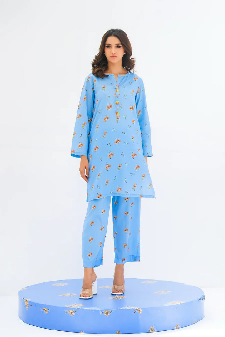 Dhaga Women Pret Printed 2 Piece Lawn Matching Separate FW24DSP007 - Summer Collection