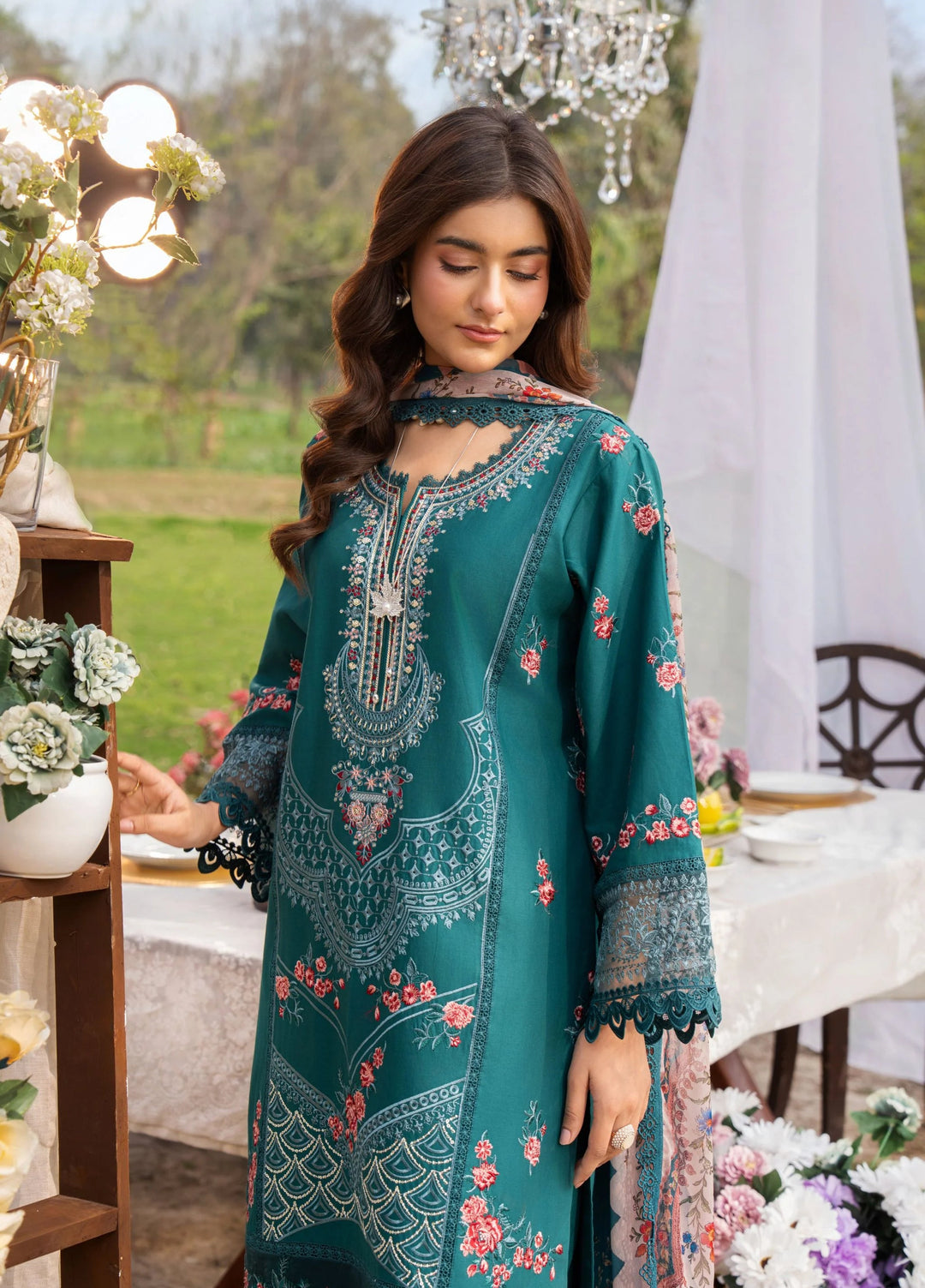Chandan Nagri RTW Embroidered Lawn 3 Piece Suit Spanish Muse - Casual Collection