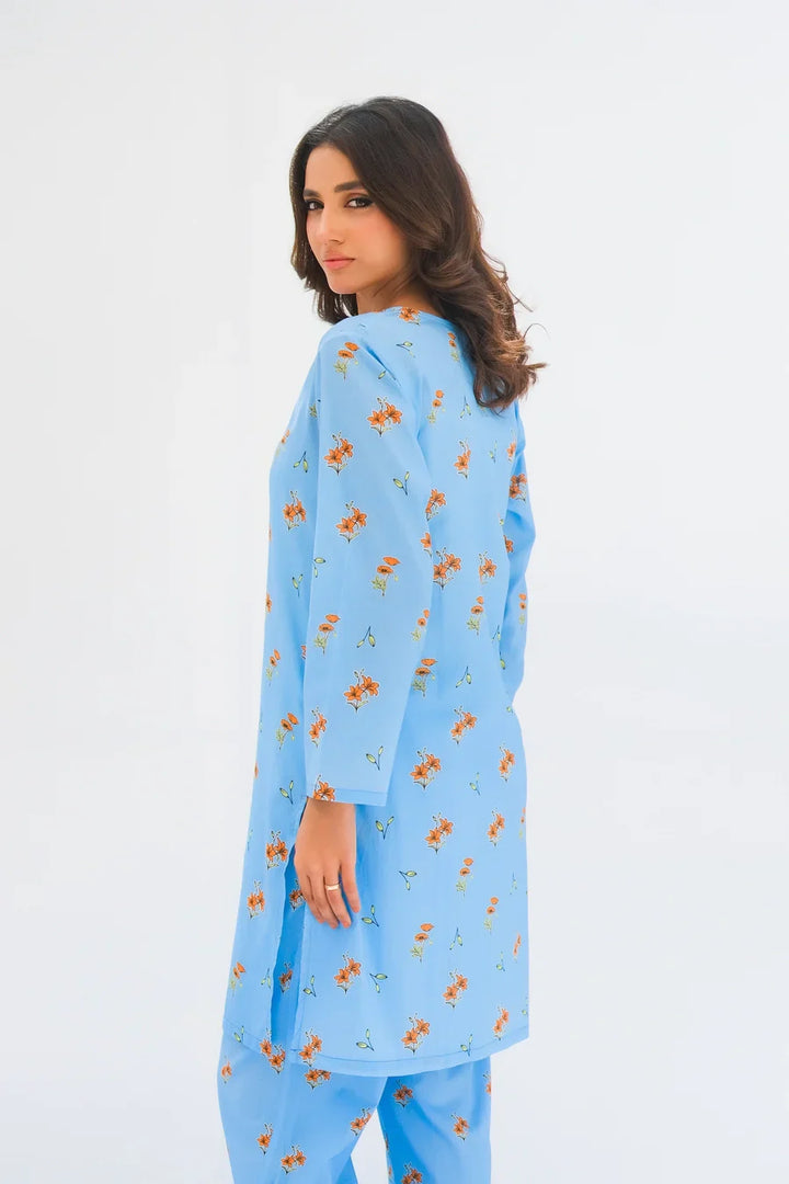Dhaga Women Pret Printed 2 Piece Lawn Matching Separate FW24DSP007 - Summer Collection