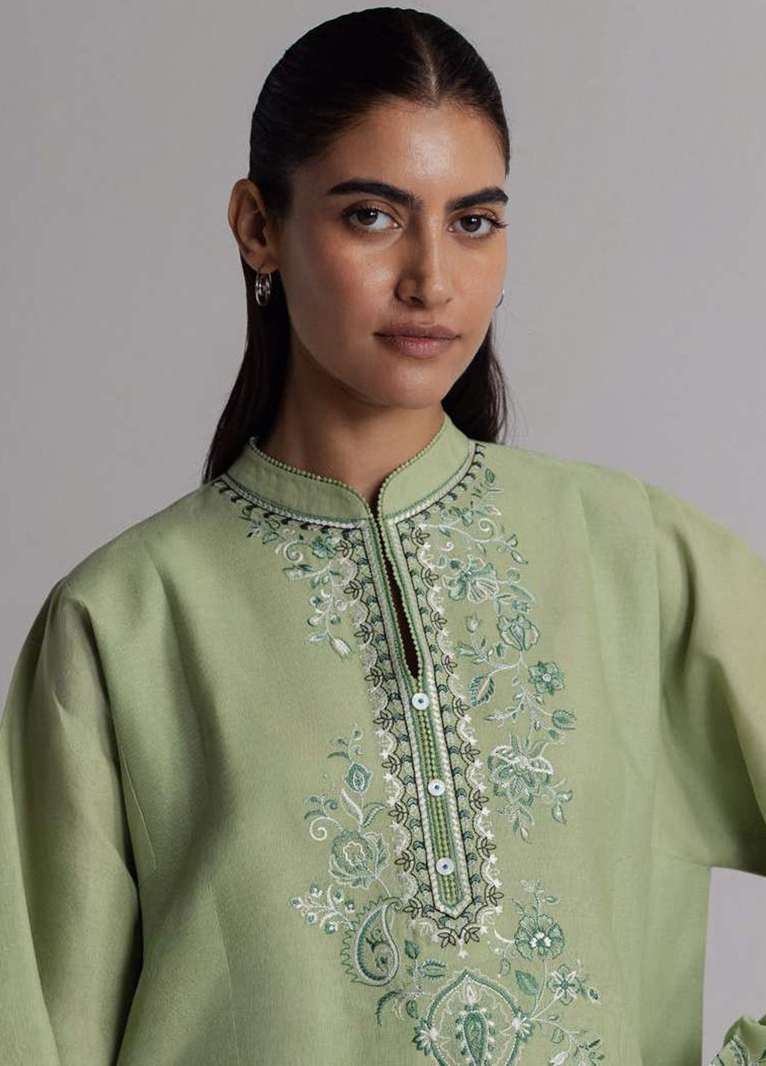 Coco by Zara Shahjahan Unstitched Khaddar 3 Piece Suit CZS26UKW NEELAM 4B - Winter Collection