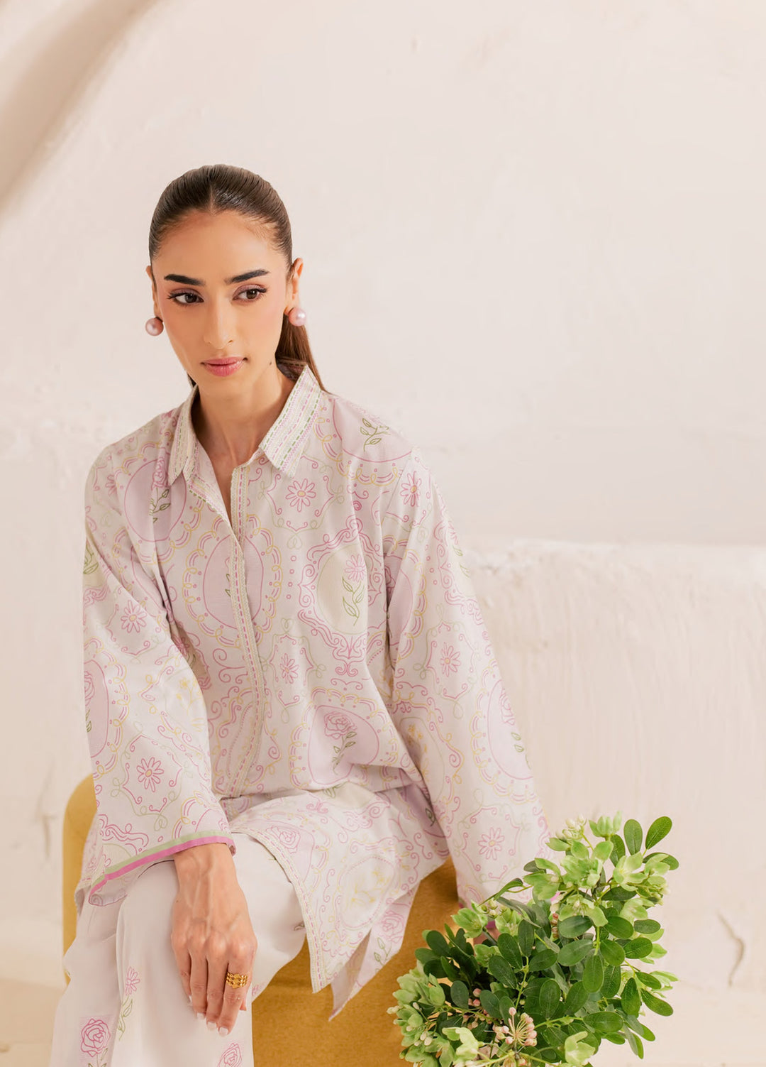 Day Dream by Rashid Textiles RTW Printed Lawn 2 Piece Suit CLOUD NINE D-16 - Casual Collection