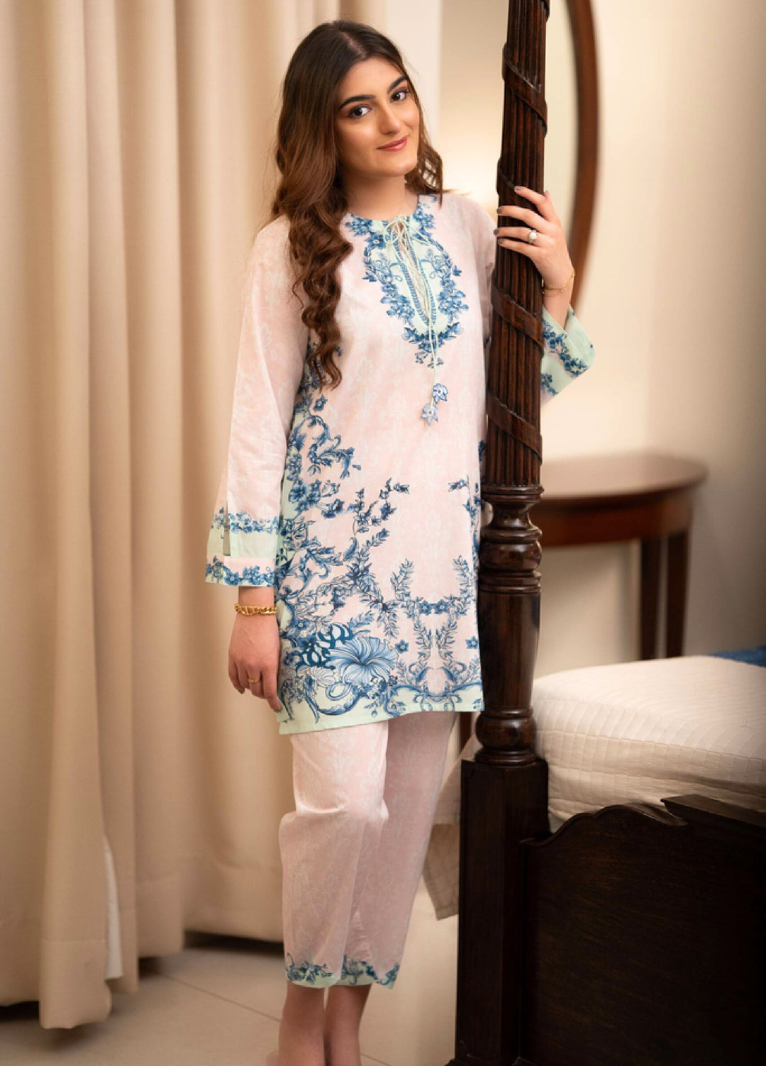 Raniahs by Laaleh RTW Printed Cotton Lawn 2 Piece Suit LAH26PR English Garden Reverie - Casual Collection