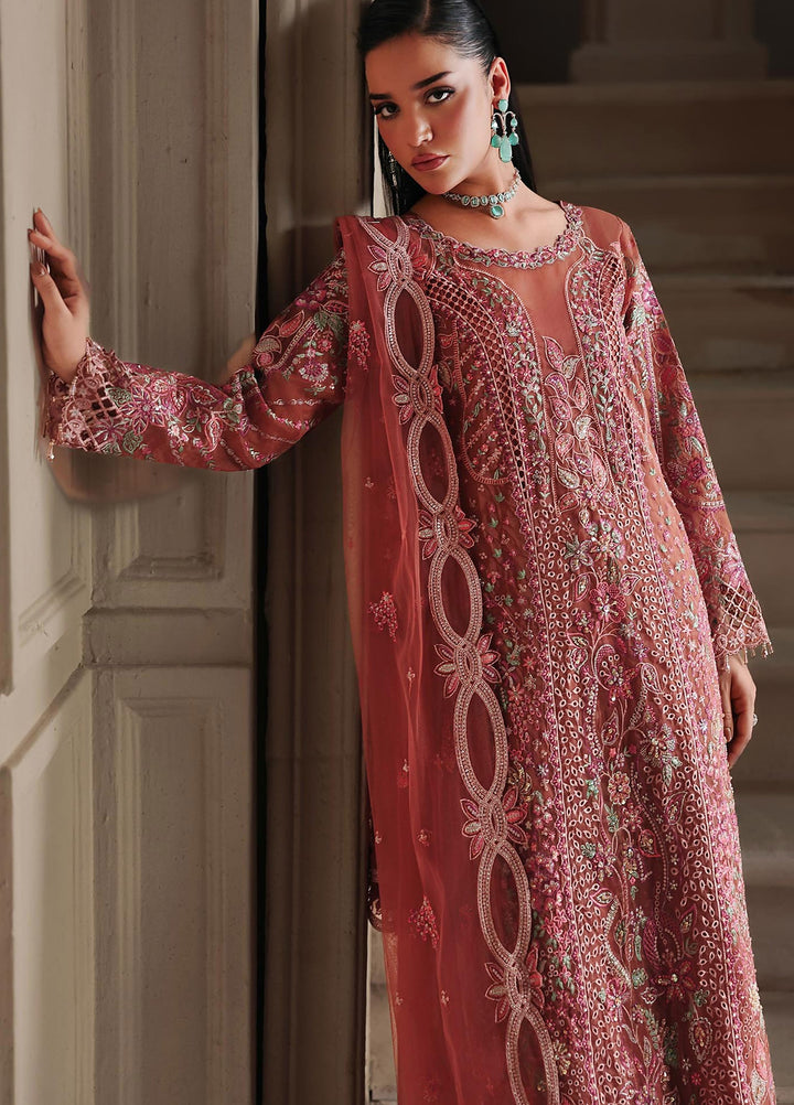 Sage by Rajbari Unstitched Embroidered Organza 4 Piece Suit RB26SW Amely 08 - Wedding Collection