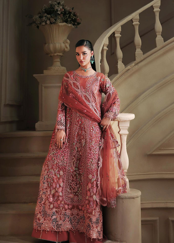 Sage by Rajbari Unstitched Embroidered Organza 4 Piece Suit RB26SW Amely 08 - Wedding Collection