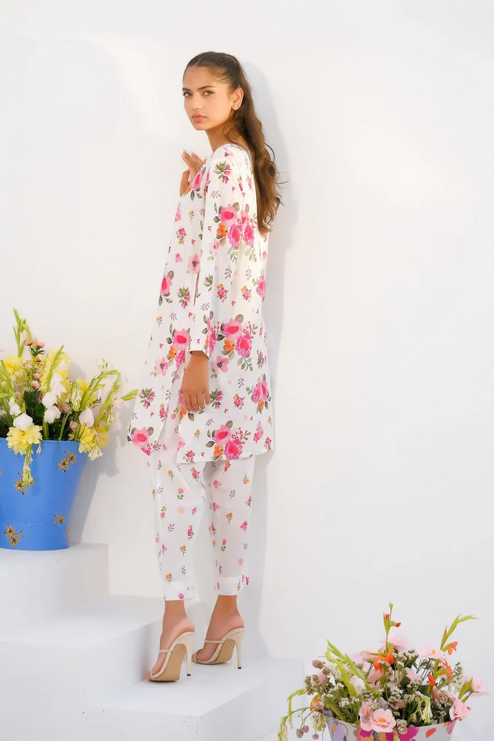 Dhaga Women Pret Printed 2 Piece Lawn Matching Separate FW24DSP008 - Summer Collection