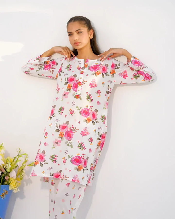 Dhaga Women Pret Printed 2 Piece Lawn Matching Separate FW24DSP008 - Summer Collection