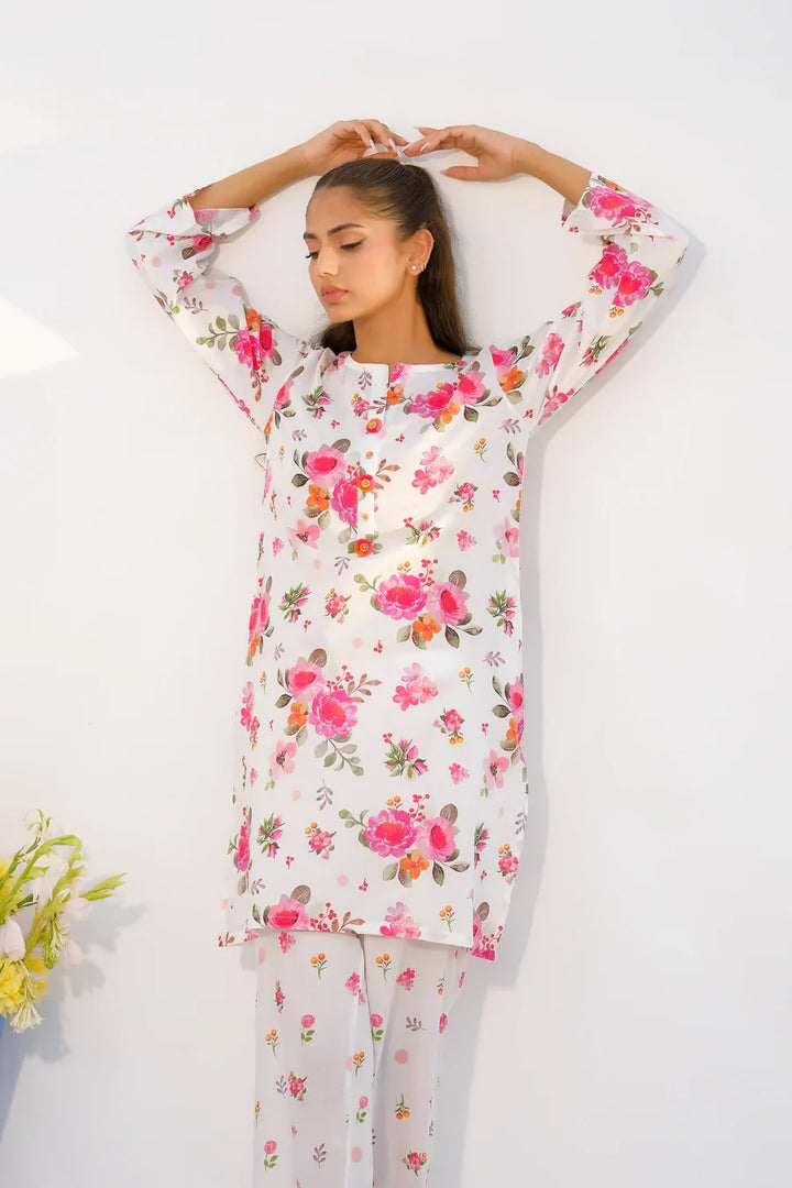 Dhaga Women Pret Printed 2 Piece Lawn Matching Separate FW24DSP008 - Summer Collection