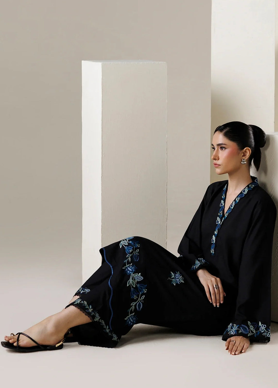 Azure Women RTW Embroidered Poly Co-Ord Sets Suit Nyx - Casual Collection