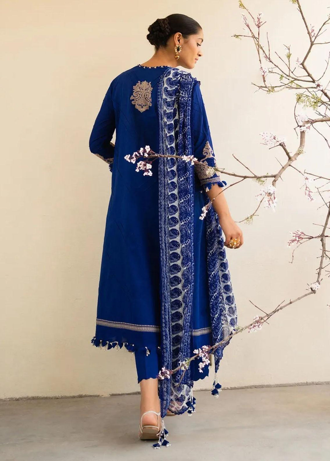 Muzlin By Sana Safinaz Embroidered Lawn Suits Unstitched 3 Piece SS23MZ 16B - Summer Collection