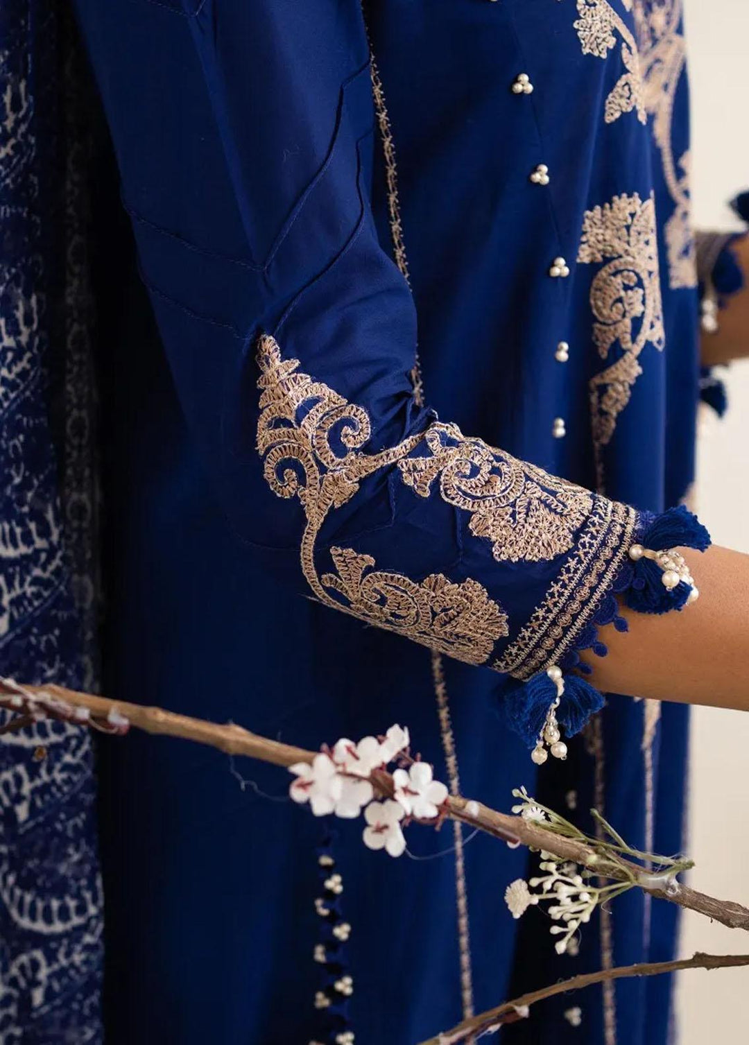 Muzlin By Sana Safinaz Embroidered Lawn Suits Unstitched 3 Piece SS23MZ 16B - Summer Collection