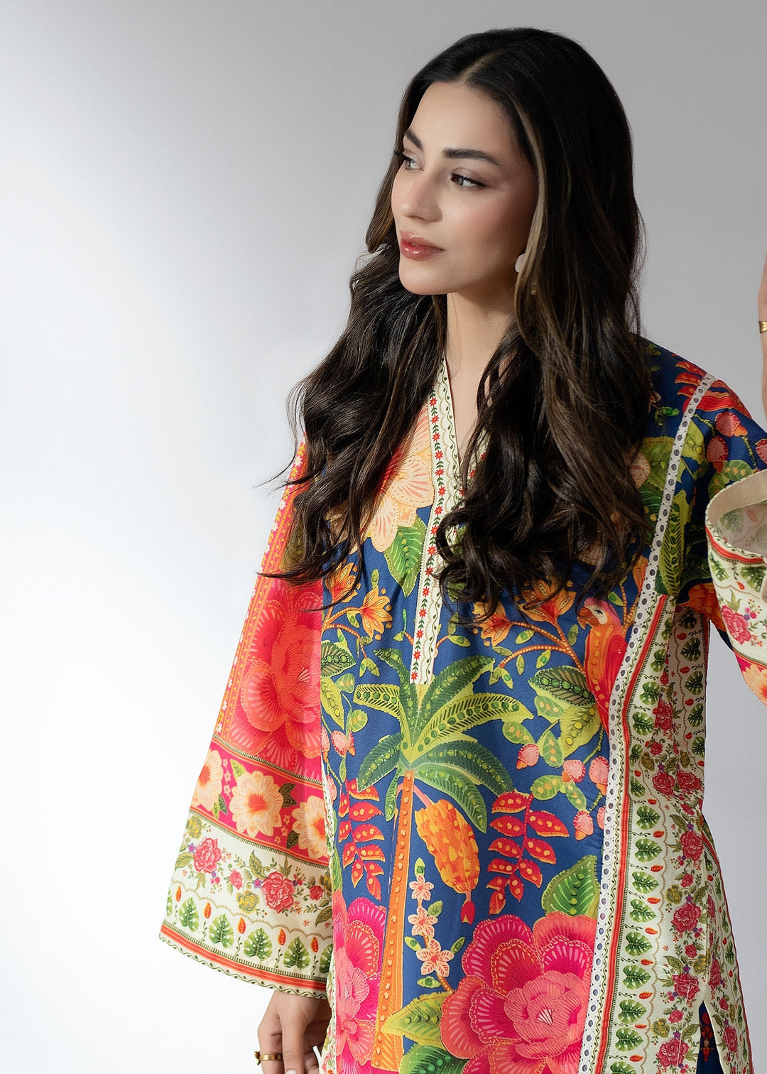 Pretfection by Meerak Printed Silk 2 Piece Suit Co-Ord Sets-08 - Casual Collection