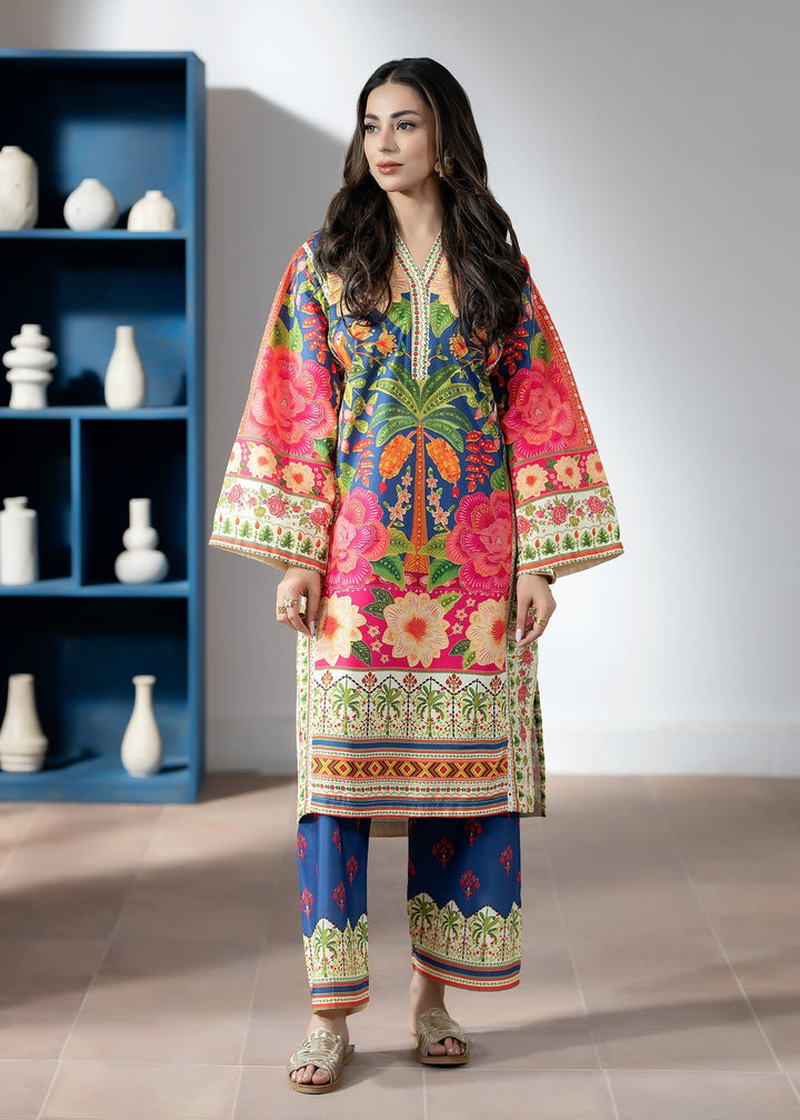 Pretfection by Meerak Printed Silk 2 Piece Suit Co-Ord Sets-08 - Casual Collection