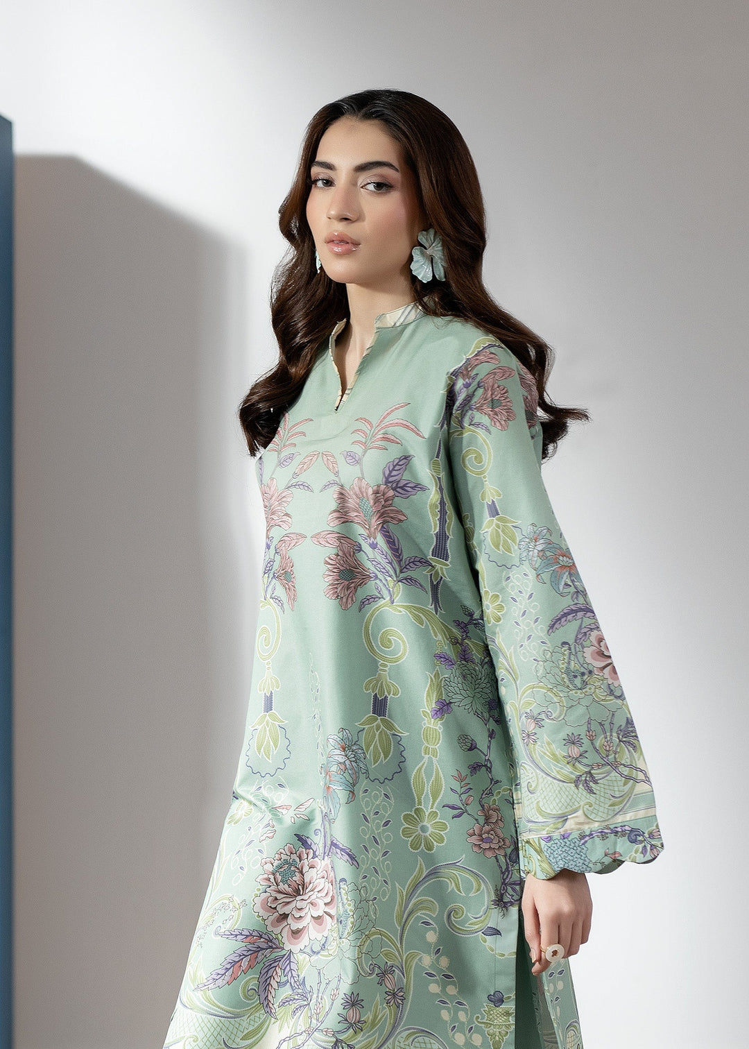 Pretfection by Meerak Printed Silk 2 Piece Suit Co-Ord Sets-02 - Casual Collection