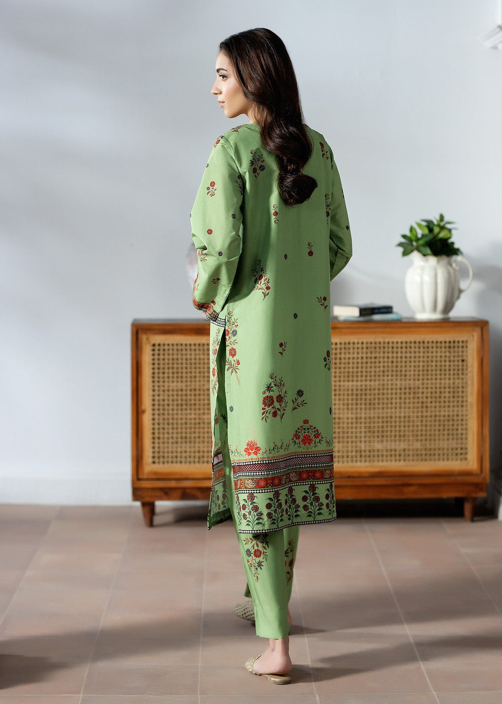 Pretfection by Meerak Printed Silk 2 Piece Suit Co-Ord Sets-04 - Casual Collection