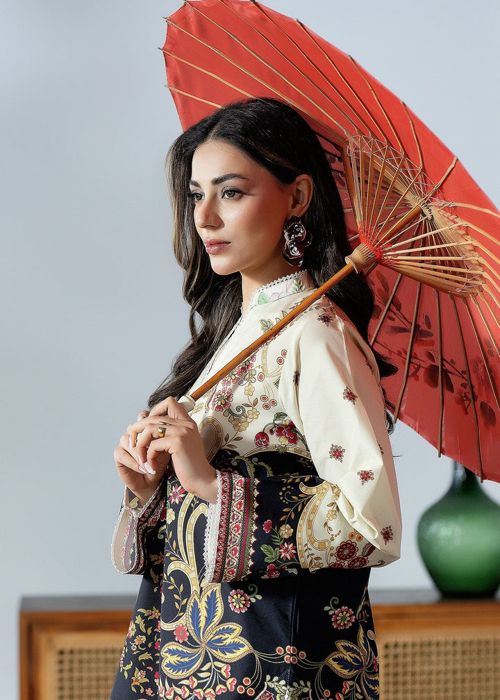 Pretfection by Meerak Printed Silk 2 Piece Suit Co-Ord Sets-05 - Casual Collection