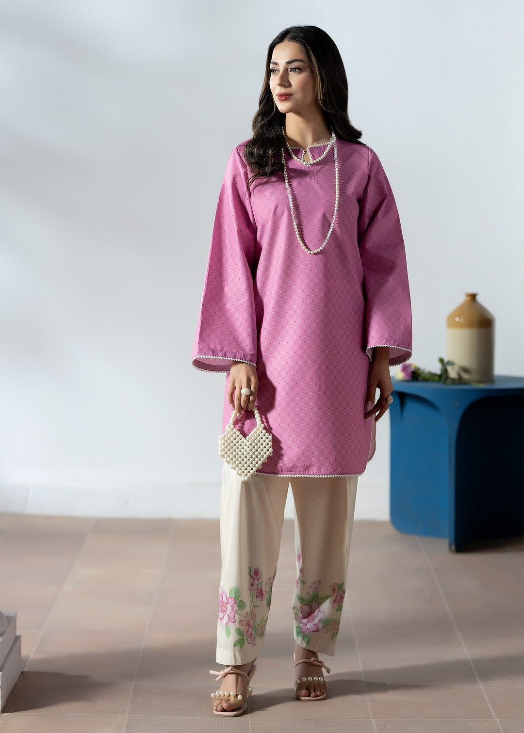 Pretfection by Meerak Printed Silk 2 Piece Suit Co-Ord Sets-07 - Casual Collection