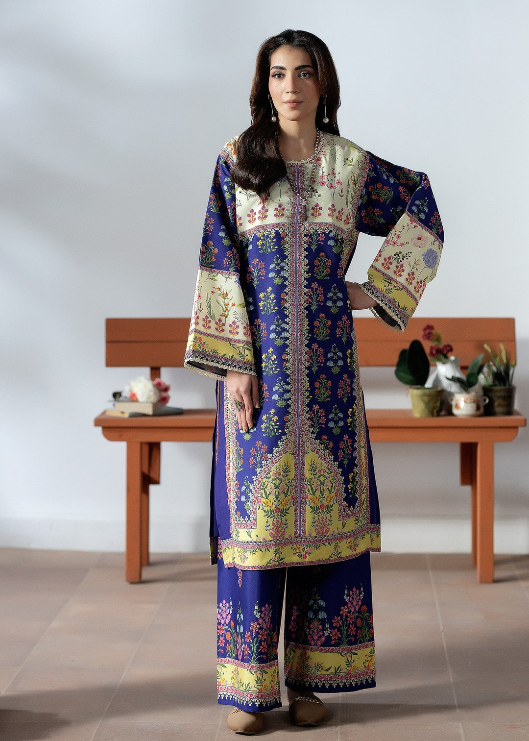 Pretfection by Meerak Printed Silk 2 Piece Suit Co-Ord Sets-09 - Casual Collection