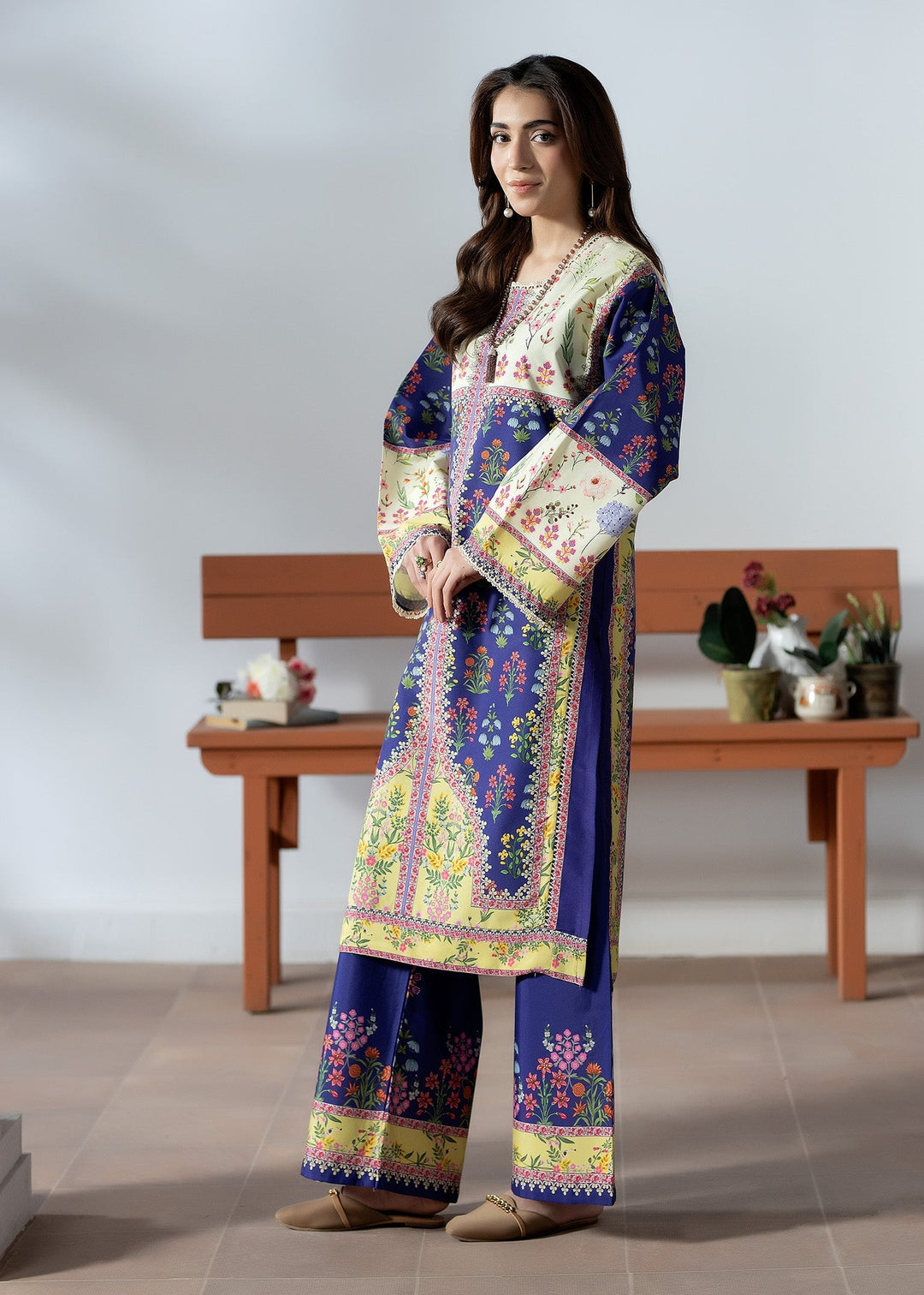 Pretfection by Meerak Printed Silk 2 Piece Suit Co-Ord Sets-09 - Casual Collection