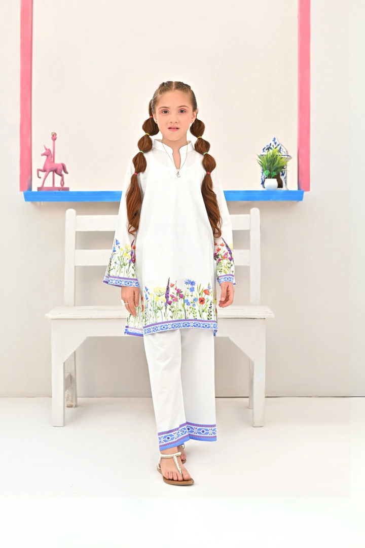 Dhaga Kids Pret Printed Soft Crepe 2 Piece Tyla SS25 - Summer Collection