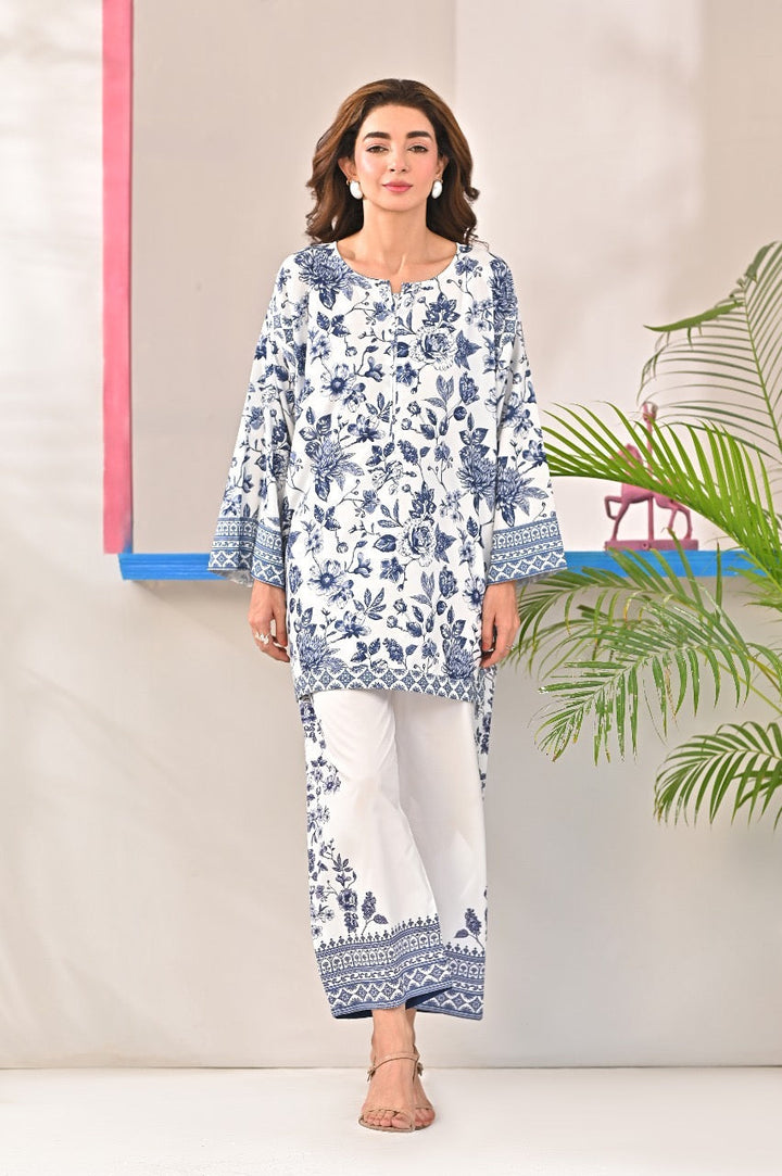 Dhaga Women Pret Printed 2 Piece Soft Crepe Mizal SS25DSP503 - Summer Collection