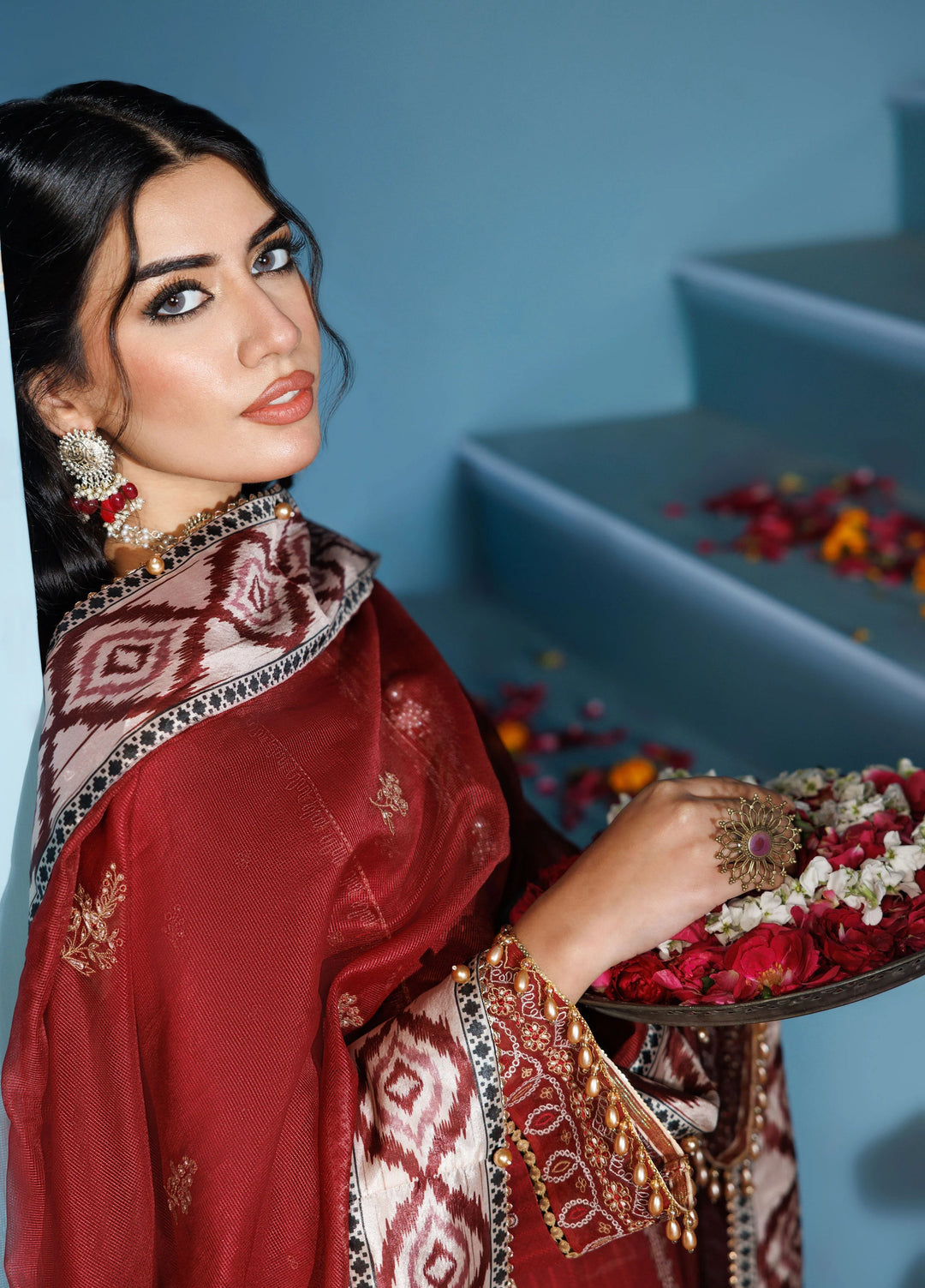 La Elise Women Unstitched Embroidered Lawn 3 Piece Suit 0000505 Pareesa - Casual Collection